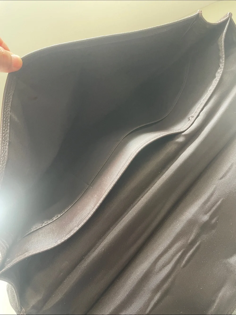 Longchamp le Foulonne brown leather bag - Porte Documents marrón homes femmes